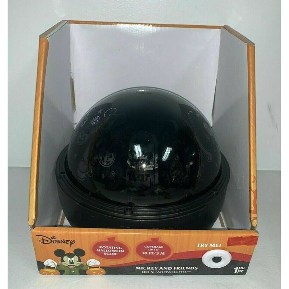 Disney Mickey Mouse Halloween Projection LED Color Changing Shadow Light - Picture 1 of 1